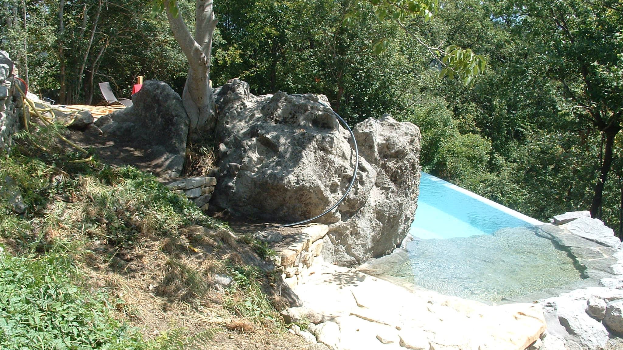 Piscine lagon Piscine d'altitude - La Rochette, arrière-pays niçois