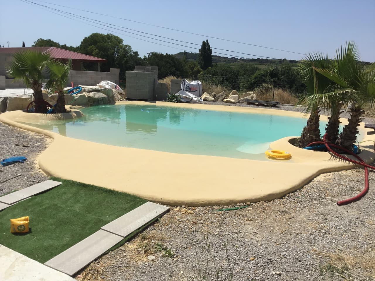Piscine lagon Ambiance tropicale - Montpellier
