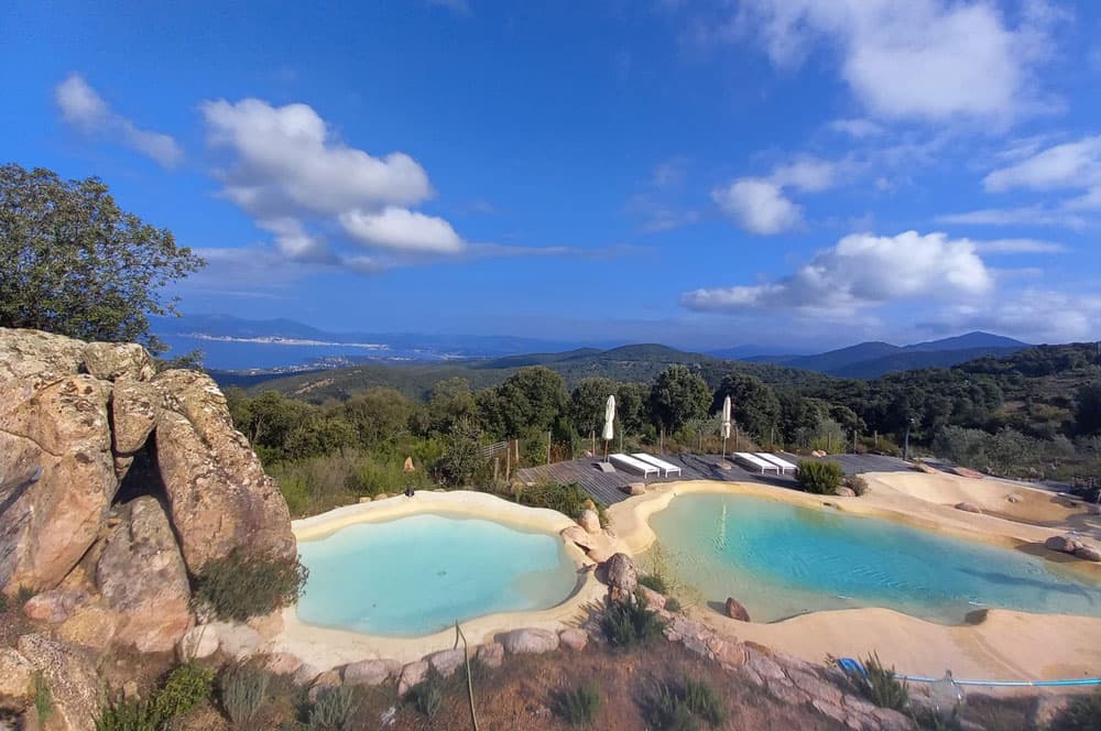 Piscine lagon Piscine lagon contemporaine